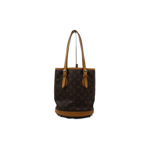 Louis Vuitton Bucket Monogram Brown Shoulder Bag Tote Bag
